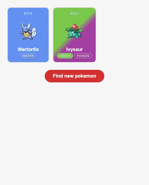 Two cards drawn